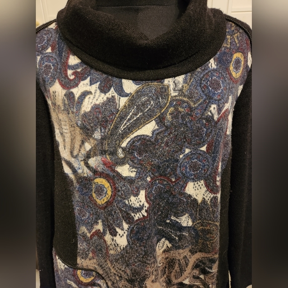 Cowl Neck Pullover Women's Sweater - Picture 2 of 6